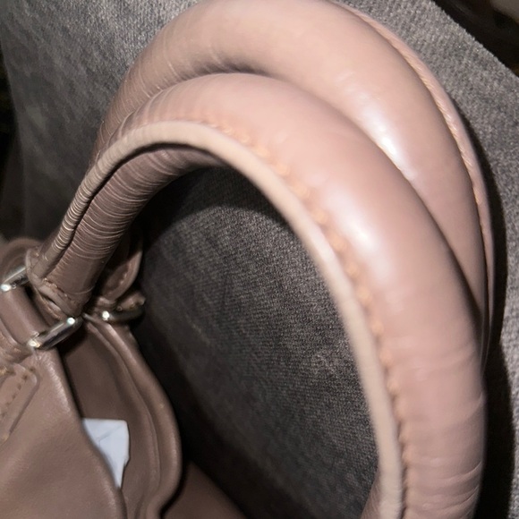 Marc by Marc Jacobs Classic Q Francesca Taupe Pebbled Leather Tote Hobo - Picture 14 of 16